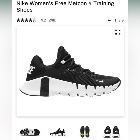 Nike Shoes - Women’s NIKE METCON 4